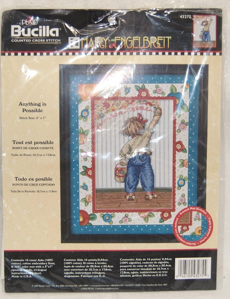 Mary Engelbreit Little Girl Painting "Anything Is Possible