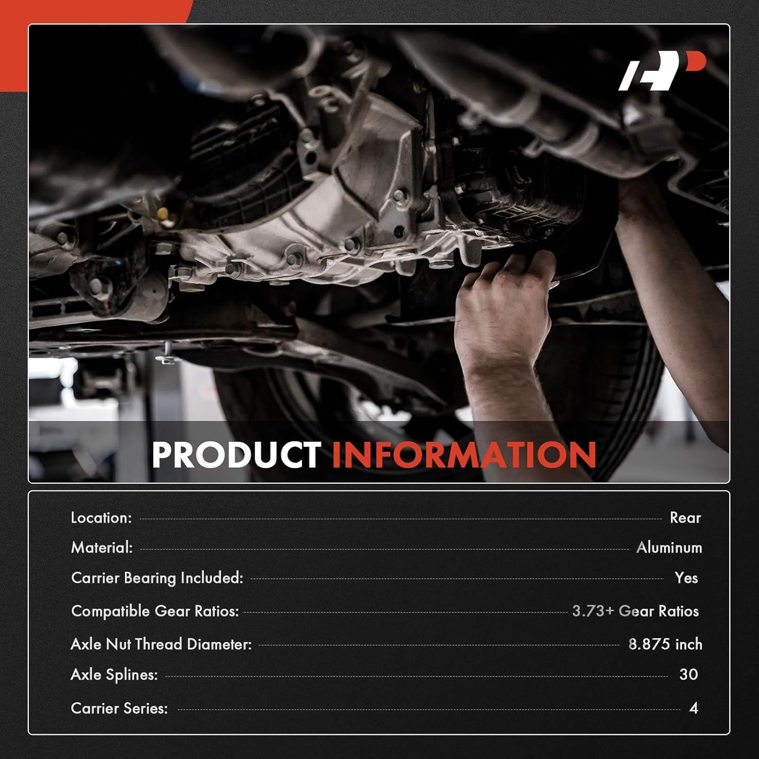 A-Premium Rear Differential Assembly Compatible with GM Car 4-Series Posi Unit 30 Spline 12 Bolt
