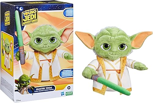 Miniatura 15 de Star War Master Yoda - Peluche de peluche, juguetes preescolares para niños y niñas de 3 años