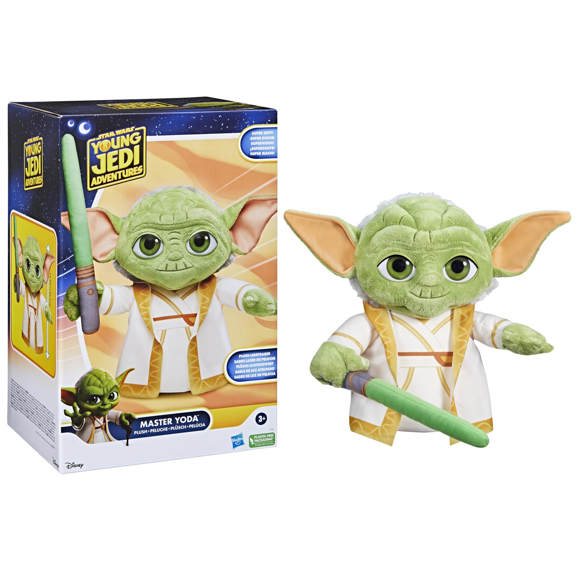 Star War Master Yoda Peluche, jouets, jouets préscolaires pour garçons et filles de 3 ans