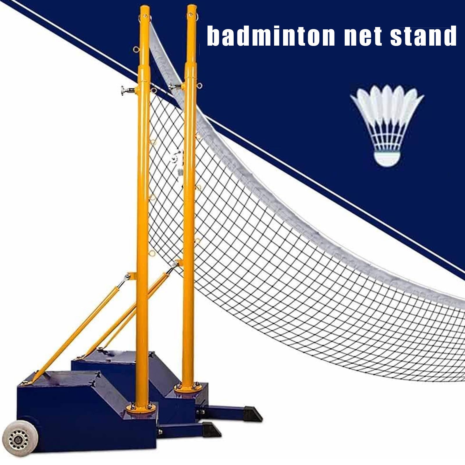 Rete da Badminton con Ruote per Giardino