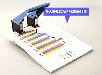 ライオンさん　専用 Amazon | ライオン事務器 パンチ パイプ錐 2穴 強力タイプ 65枚