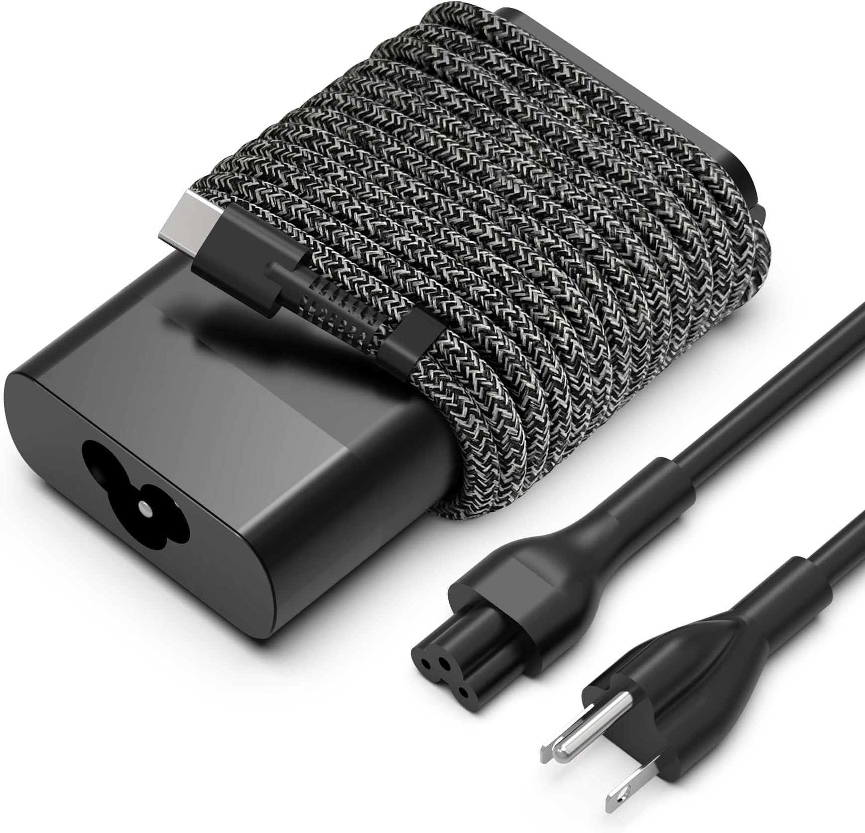 65W USB C Laptop Charger Compatible with HP Spectre X360 Elitebook Omnibook Envy Chromebook Elite x2 Fast Charing Travel Type C AC Adapter Power Cord Supply