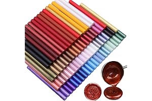 80 Pcs Sealing Wax Sticks for Wax Seal Stamp, Premium Quality Wax...