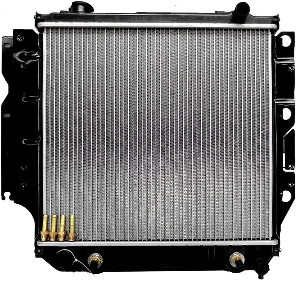 SCITOO Aluminum Radiator for 1997-2002 for Jeep for TJ 2.5L 1997-2006 for Jeep for TJ 4.0L 2003-2006 for Jeep for Wrangler 2.4L 1987-1995 1997-2002 for Jeep for Wrangler 2.5L Replace 1682