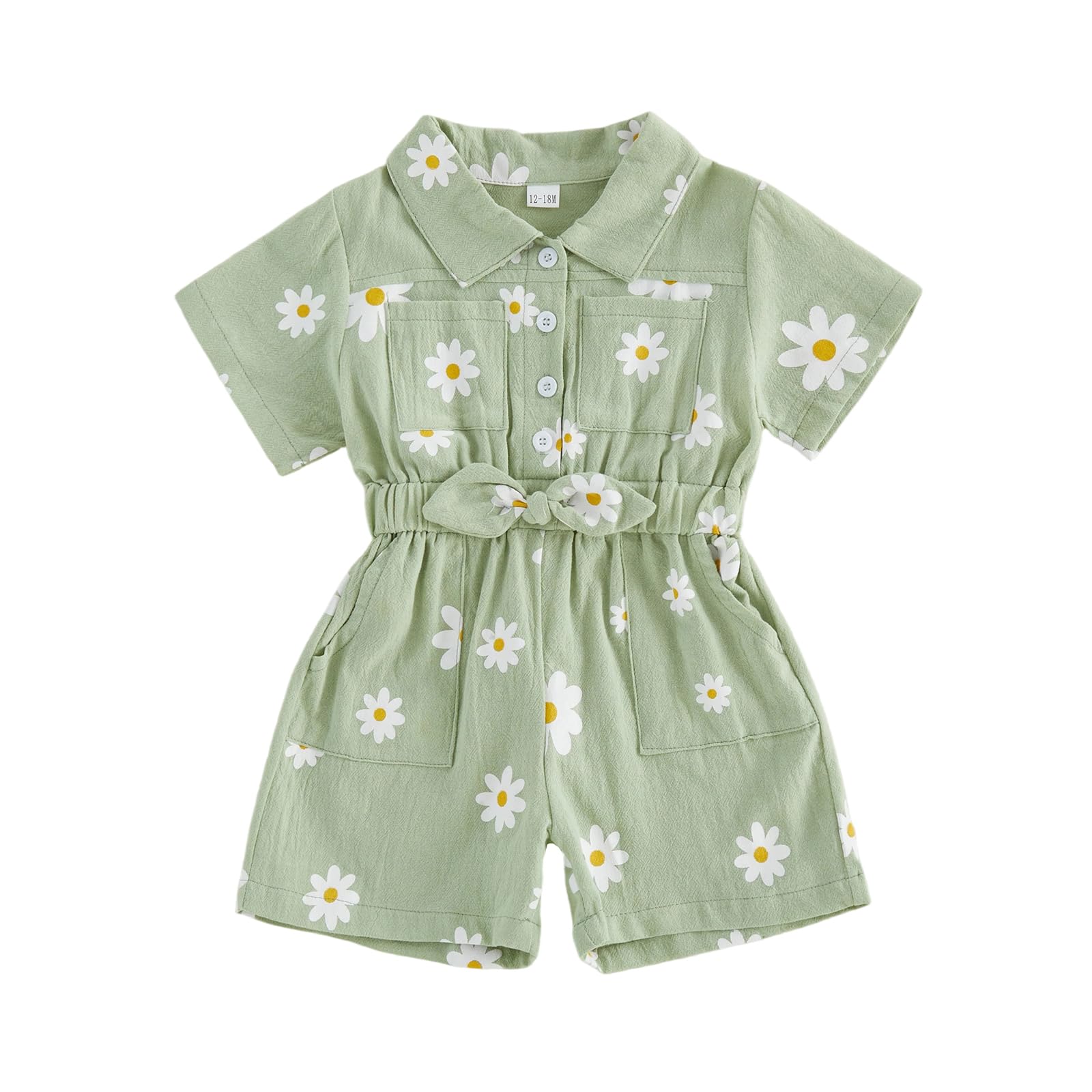 Summer Toddler Girl Jumpsuit Shorts Little Girl Overalls Clothes Baby Jean Romper Jumpsuit One Piece Outfit