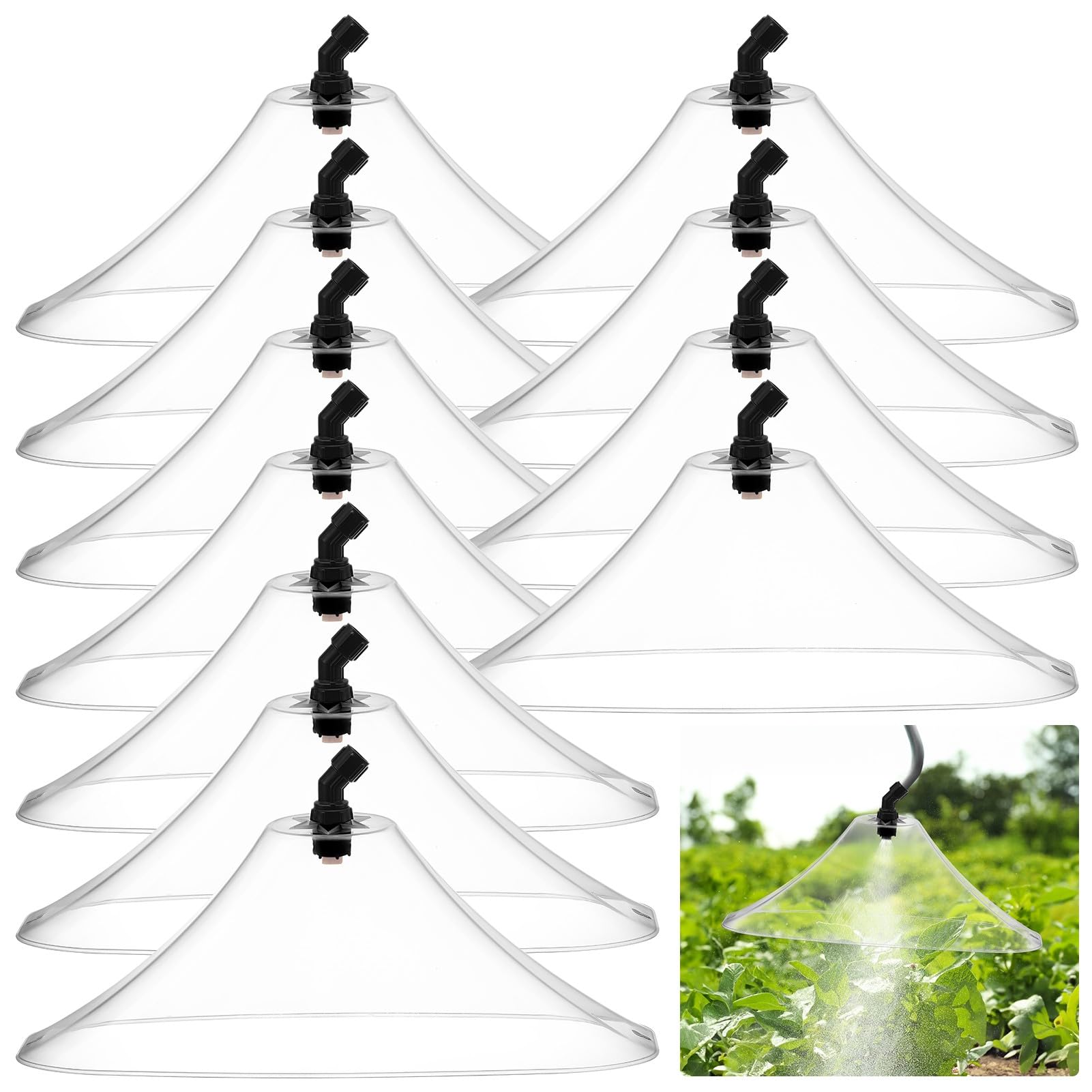 Windproof Spray Shield With Flat Nozzle 10 Pack 10Pcs Drift Guard With ...