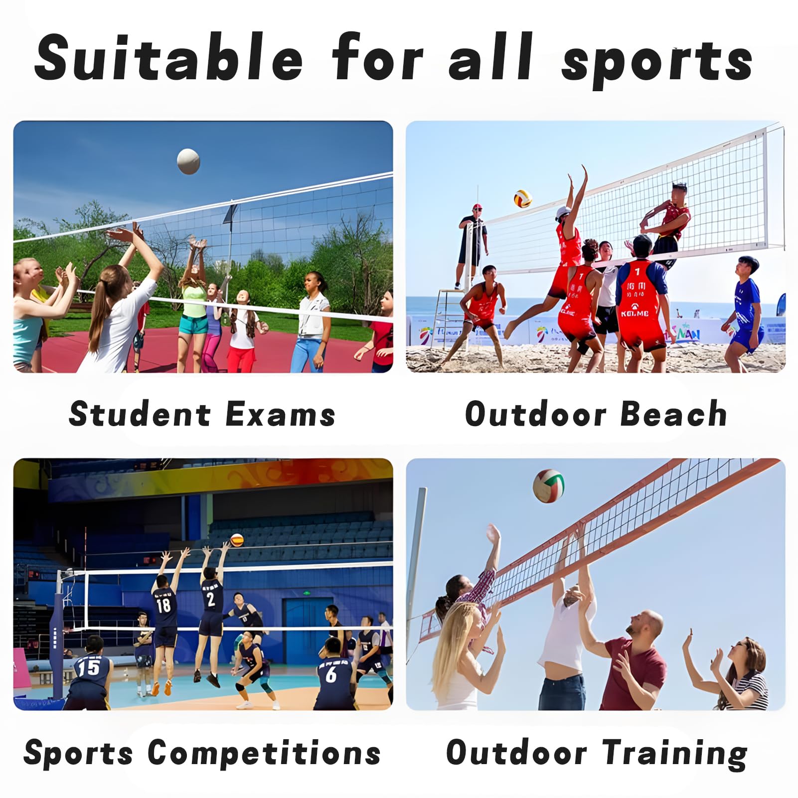 Erioscar 1 Par Volleyball Mangas Protectoras para Brazos, Manguitos Voleibol, Coderas de Compresión, Mangas Deportivas para Antebrazo, con Almohadilla Protectores y Orificio para el Pulgar (Negro)