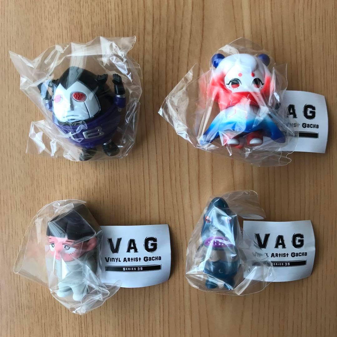 V ソフビ ガチャ マッドバロンなど 4種VAG ソフビ ガチャ マッドバロン