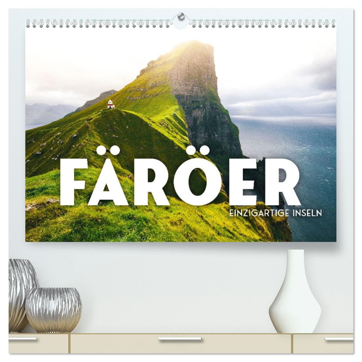Färöer - Einzigartige Inseln (hochwertiger Premium Wandkalender 2026 DIN A2 quer), Kunstdruck in Hochglanz: Entdecken Sie das hevorragende Färöer, so wie Sie es noch nie gesehen haben.