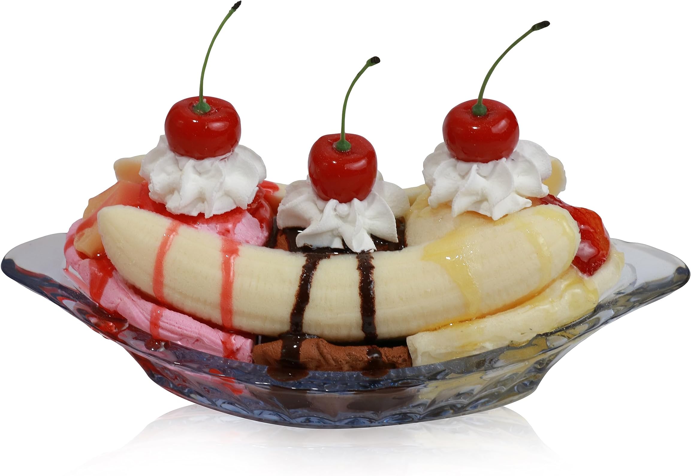 Fake Banana Split - Great Gift for Ice Cream Lovers - Fake Sundae - Home Staging