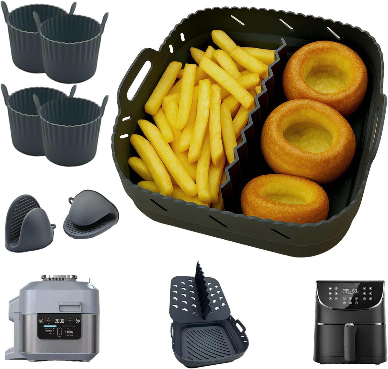 Magla Air Fryer Silicone Liner Set