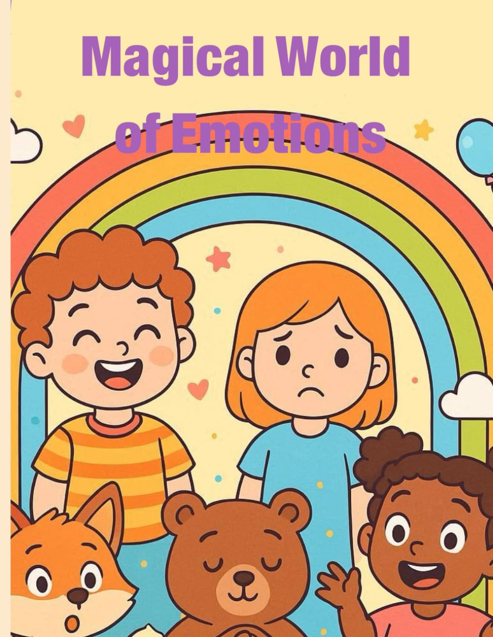 Magical World of Emotions: A Fun Coloring Adventure for Kids Ages 3–7 to Explore Feelings and Kindness