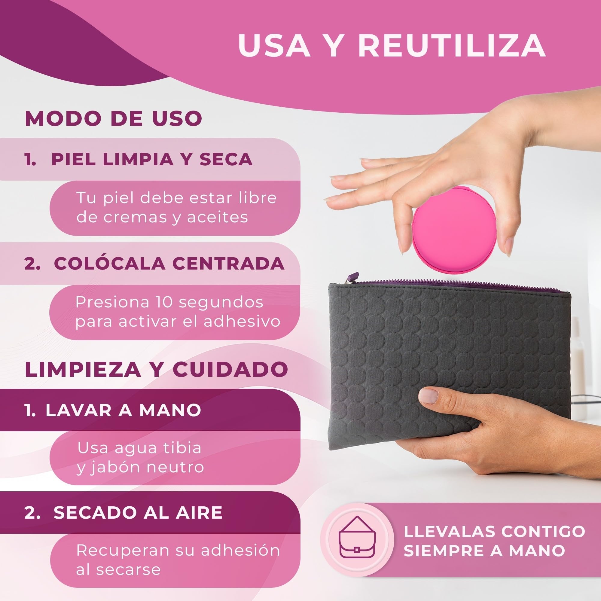 Pezoneras Adhesivas Invisibles Premium 8cmØ Cubre Pezones Reutilizables de Silicona Ultra Fina Hipoalergénicas Resistentes al Sudor y Agua