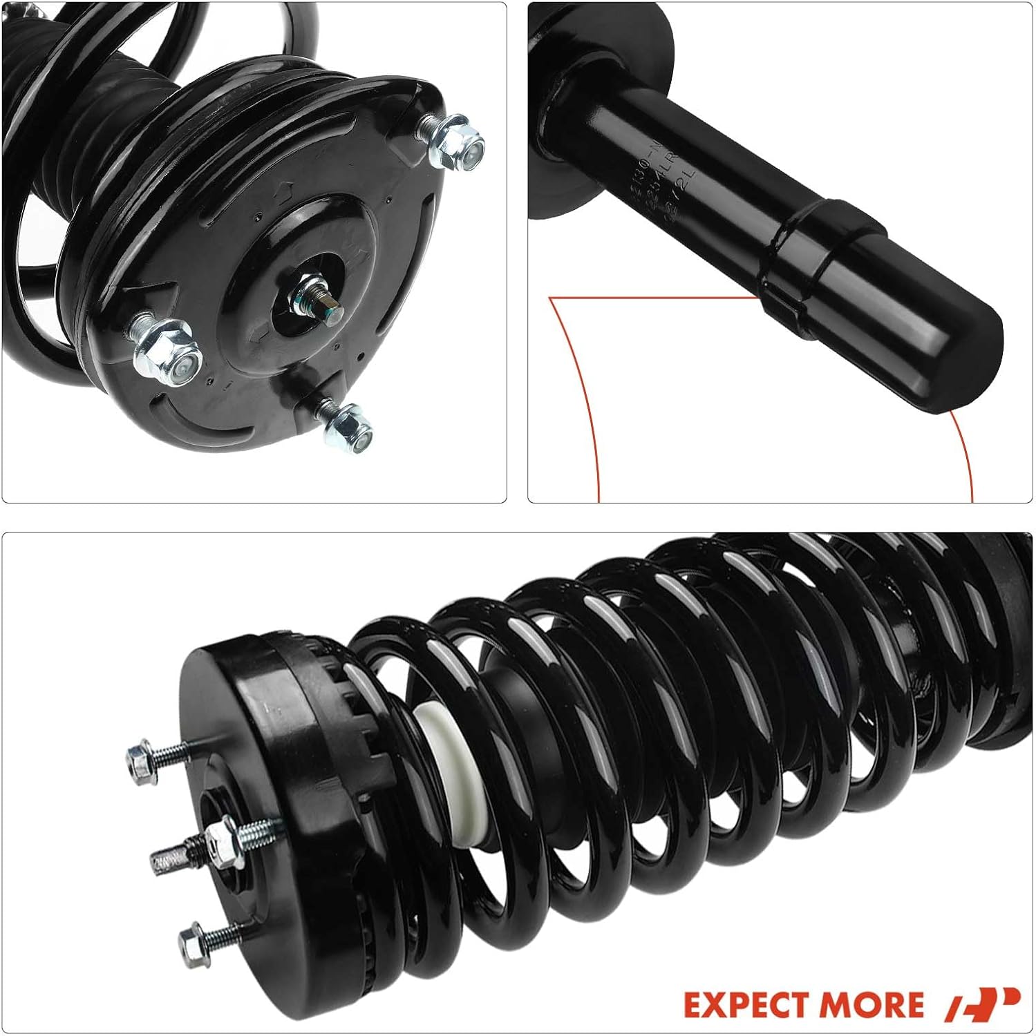 A-Premium Front Complete Strut & Coil Spring Assembly Compatible with Dodge Charger 2008-2010, Magnum 2005-2008 & Chrysler 300 2005-2010, AWD, 2-PC Set