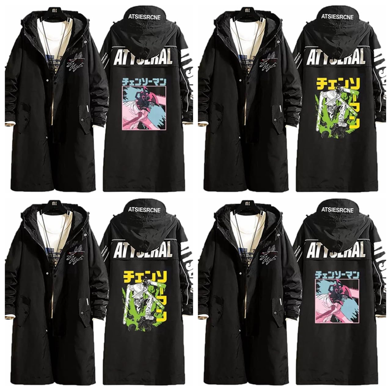 セクポ☆希少☆パーカー スタッズ付アウター☆ロングコート☆ＡＫＩＲＡ着用 Amazon.co.jp: [JADERY] チェンソーマン コート パーカー ジャケット服