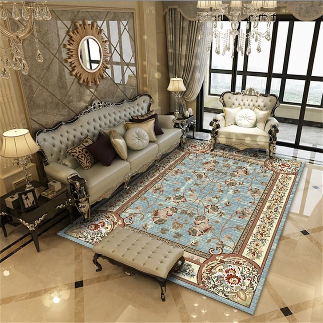 Tapis chambre enfants à motif imprimé classique exquis et raffiné