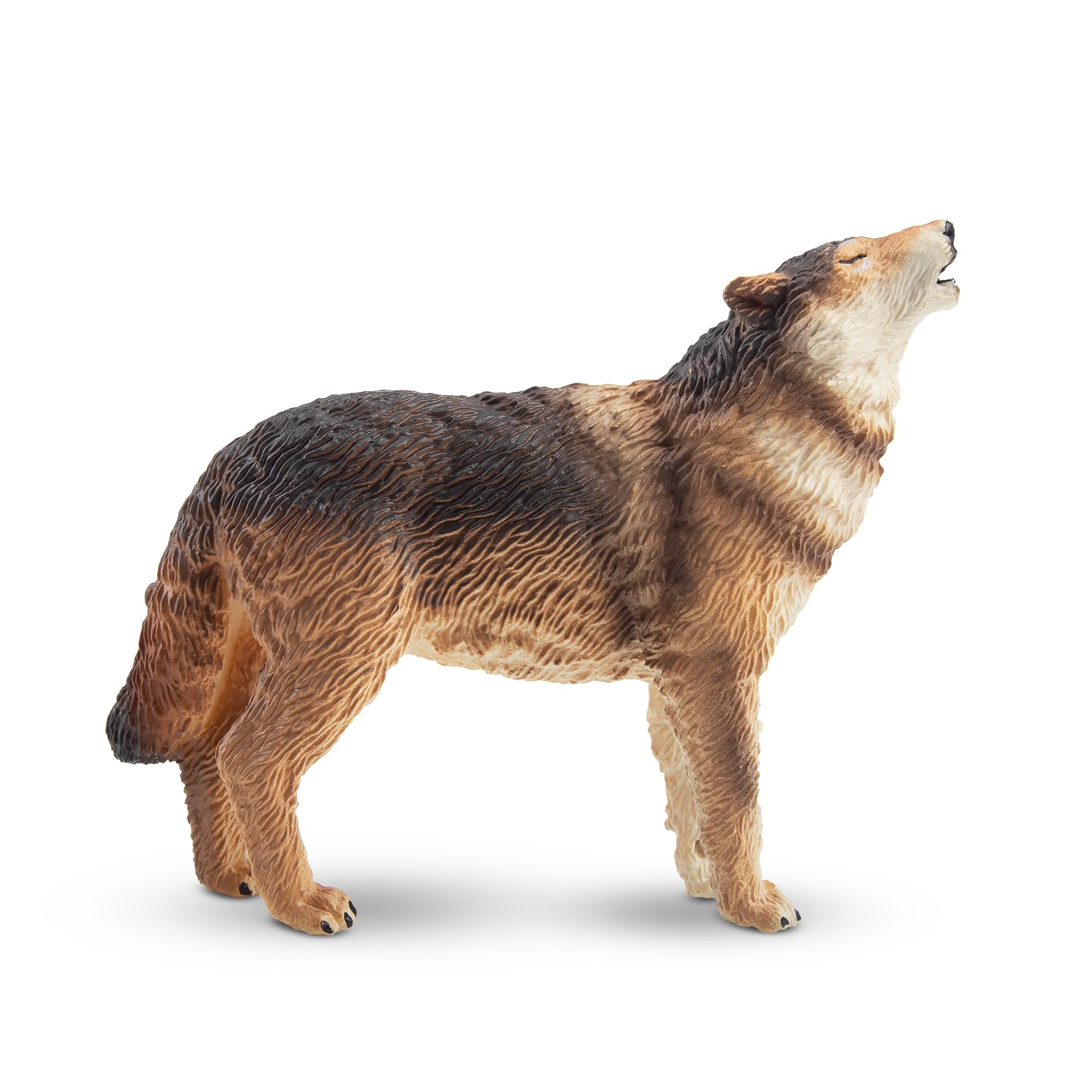 TOYMANY Figurki zwierząt Wilk, realistyczne figurki zwierząt, las, 8,5 x