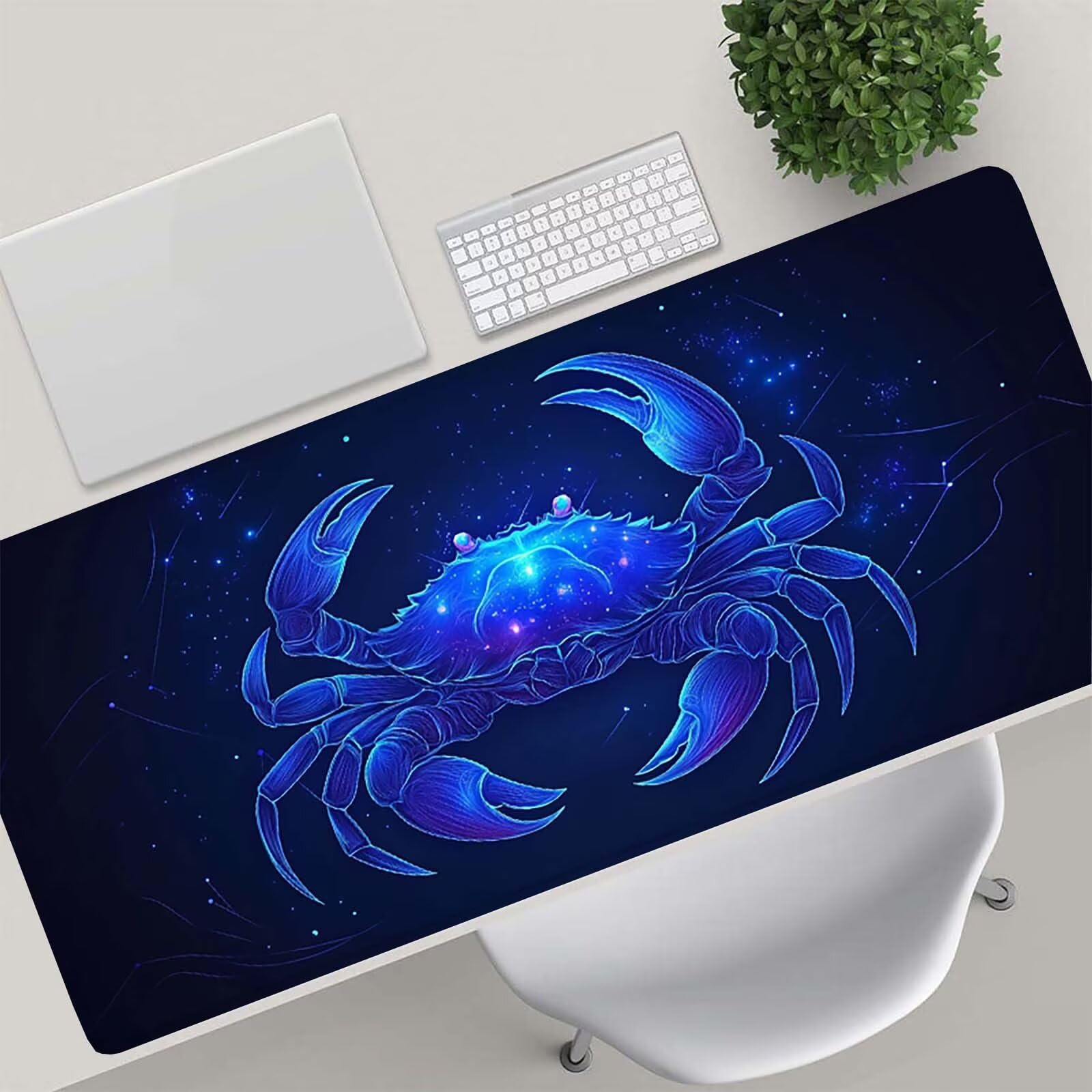 Tappetino Mouse Gaming, 1200x600mm Tappetino Mouse XXL nero 0c0-320 | Mouse Pad Grande, Ottimizzato per i Sensori da Gioco, Migliora Precisione e Velocità, per Mac e PC, Cancro