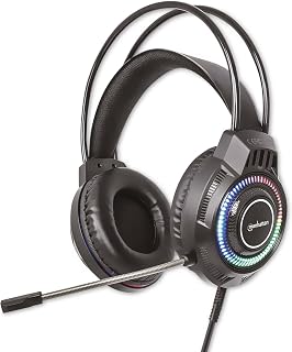Manhattan RGB LED Over-Ear USB Gaming-Headset Kabelgebunden
