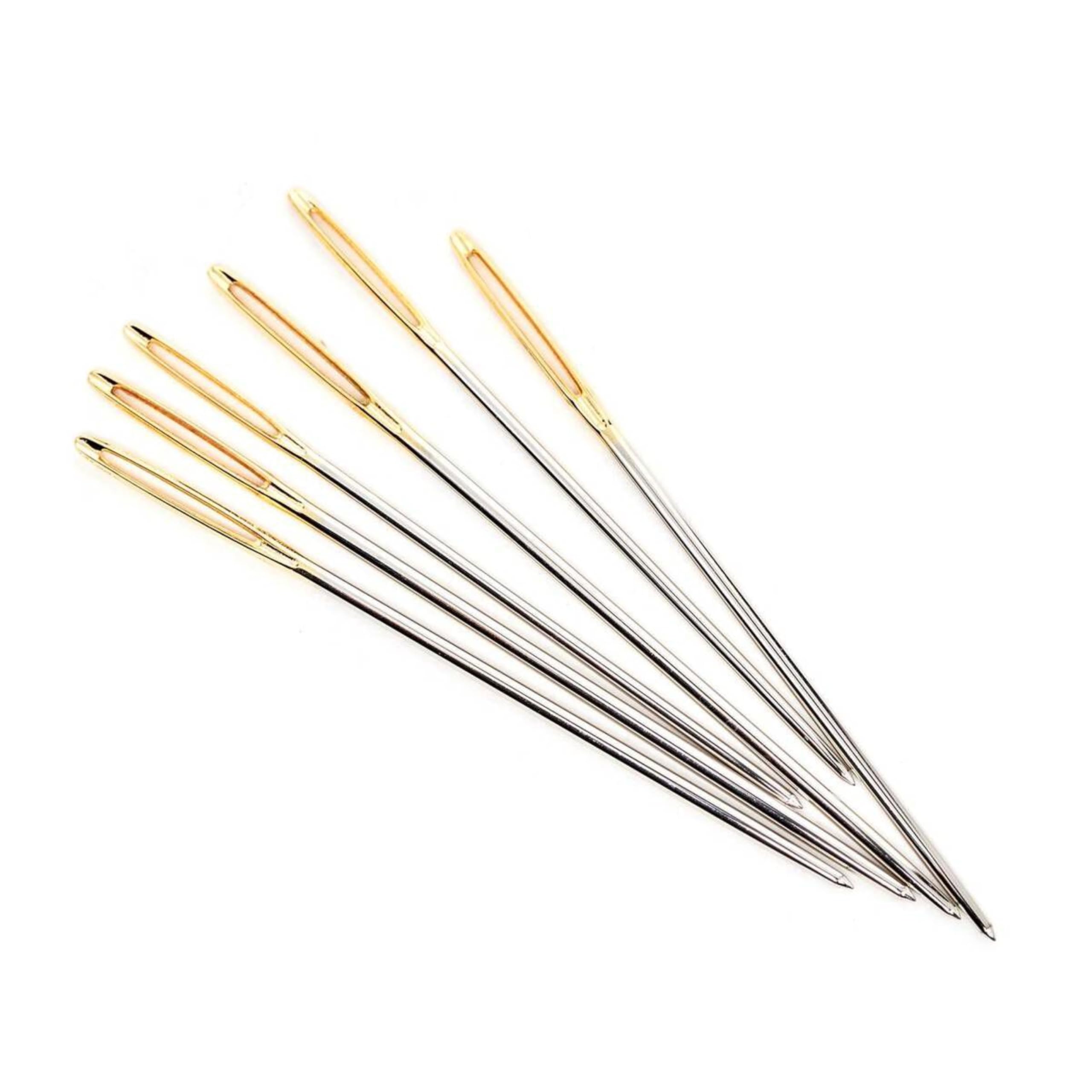 Pony Gold Eye Sewing Needles: Tapestry Size 26, Multi-Colour