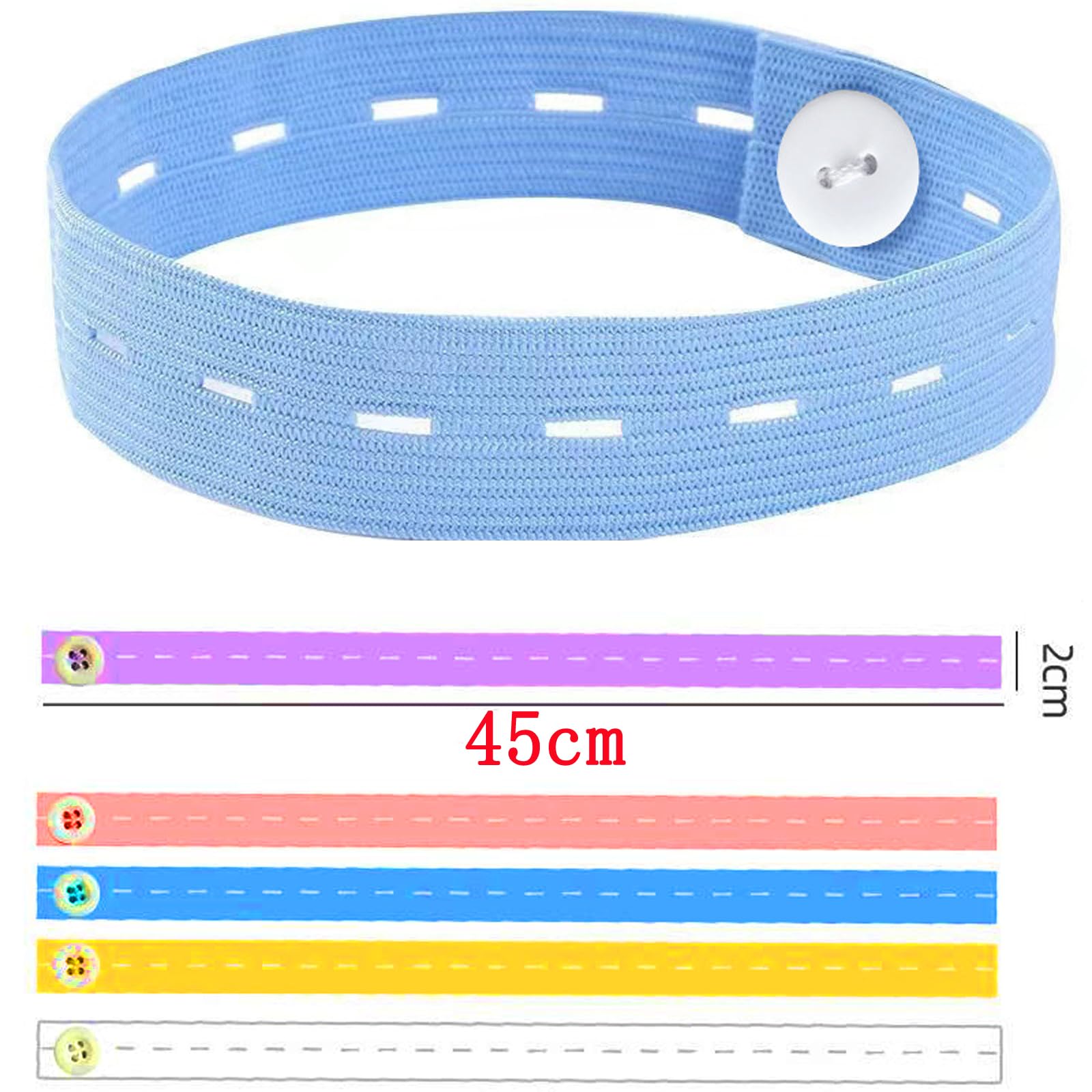 YQQKIRA520 100-Pack Storage Elastic Bands with Buckle: Clothing Storage Solution for Organizing Sheets, Blankets, Comforters, Towels