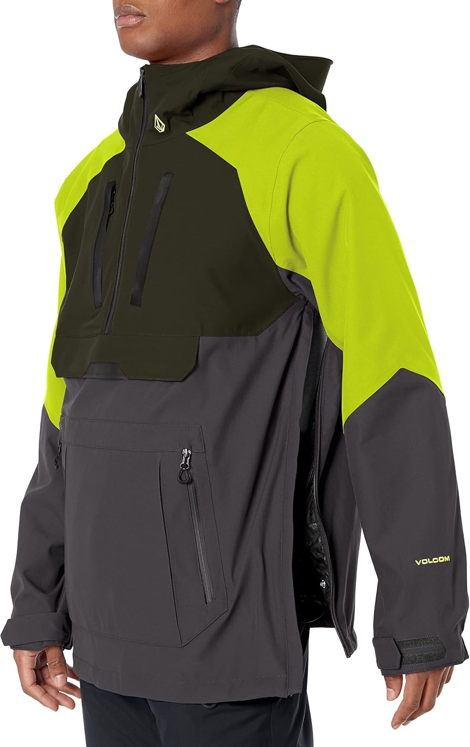 mens Brighton Pullover Anarok Hooded Snowboard Jacket Amazon