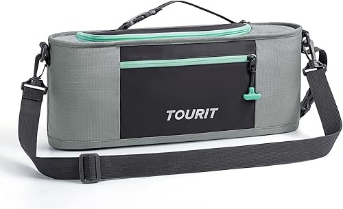 Miniatura 8 de TOURIT Bolsa térmica de golf, 6 latas, con aislamiento, para enfriar, pequeñas y suaves, se adapta discretamente a bolsas de golf, accesorios de
