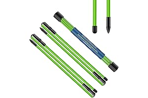 2 Pack Golf Alignment Sticks - the Ultimate Golf Training Tool
