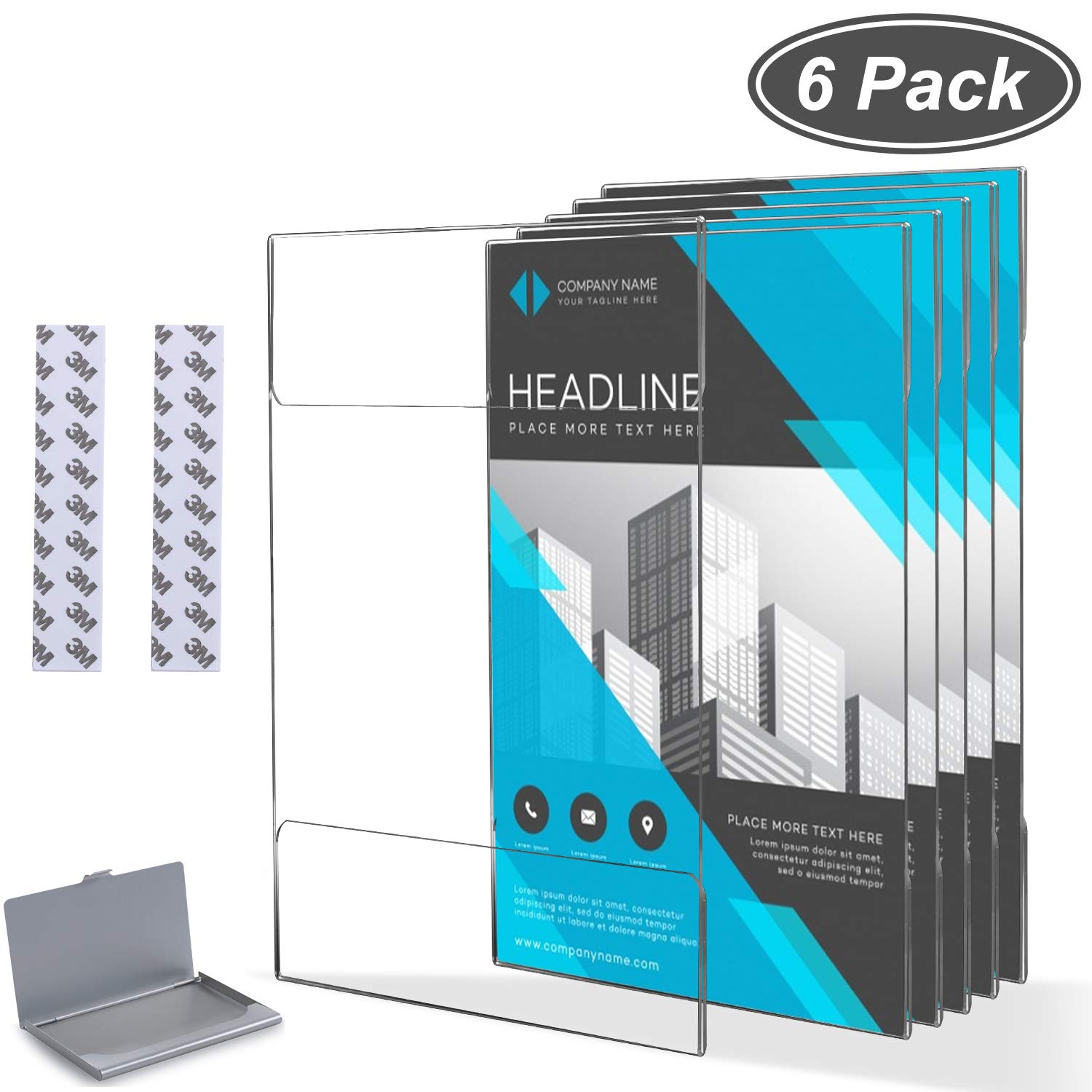 Bulletin Sign Holder Indoor Standing Flyer Board 60”H Flat Floor Base