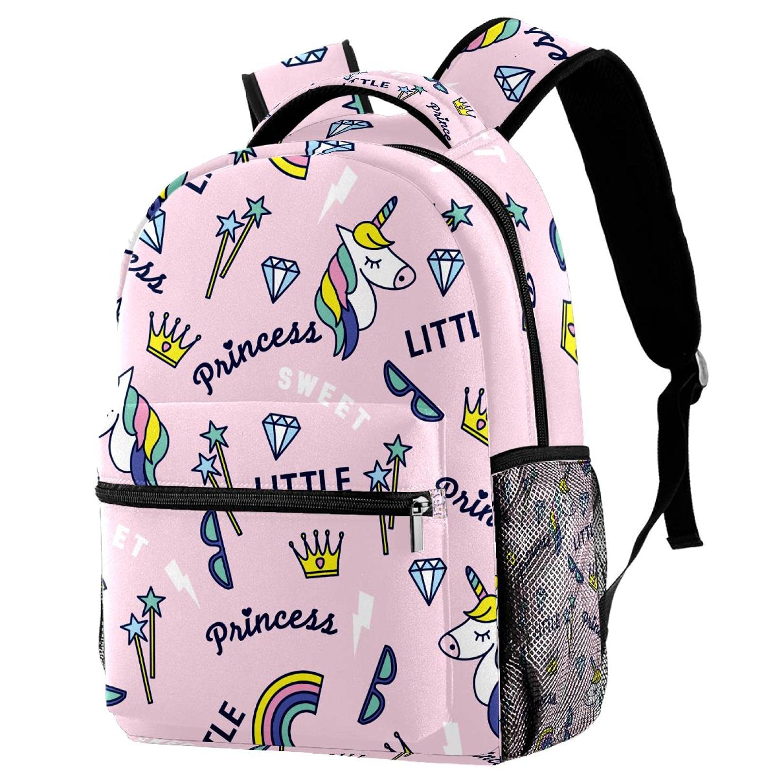 Sac à dos d'école bleu marine pour enfants avec compartiment PC