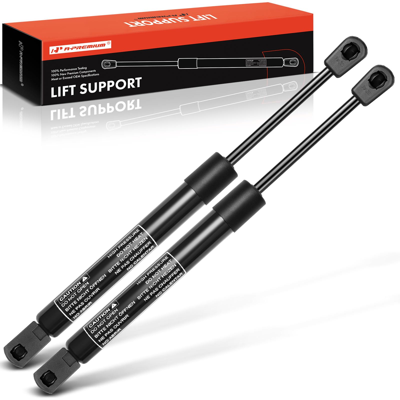 A-Premium Front Hood Lift Supports Shock Struts Compatible with Mercury Mountaineer 2002-2010 Sport Utility 2-PC Set