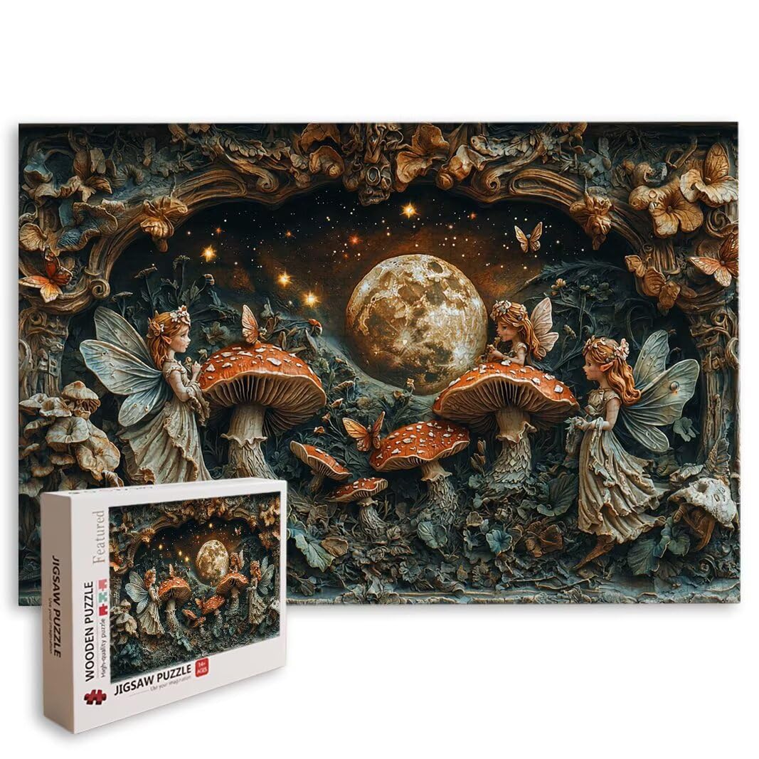 Puzzle 2000 Pezzi, Puzzle Fungo, Misura: 100x71cm, Regalo Donna/Uomo -8749