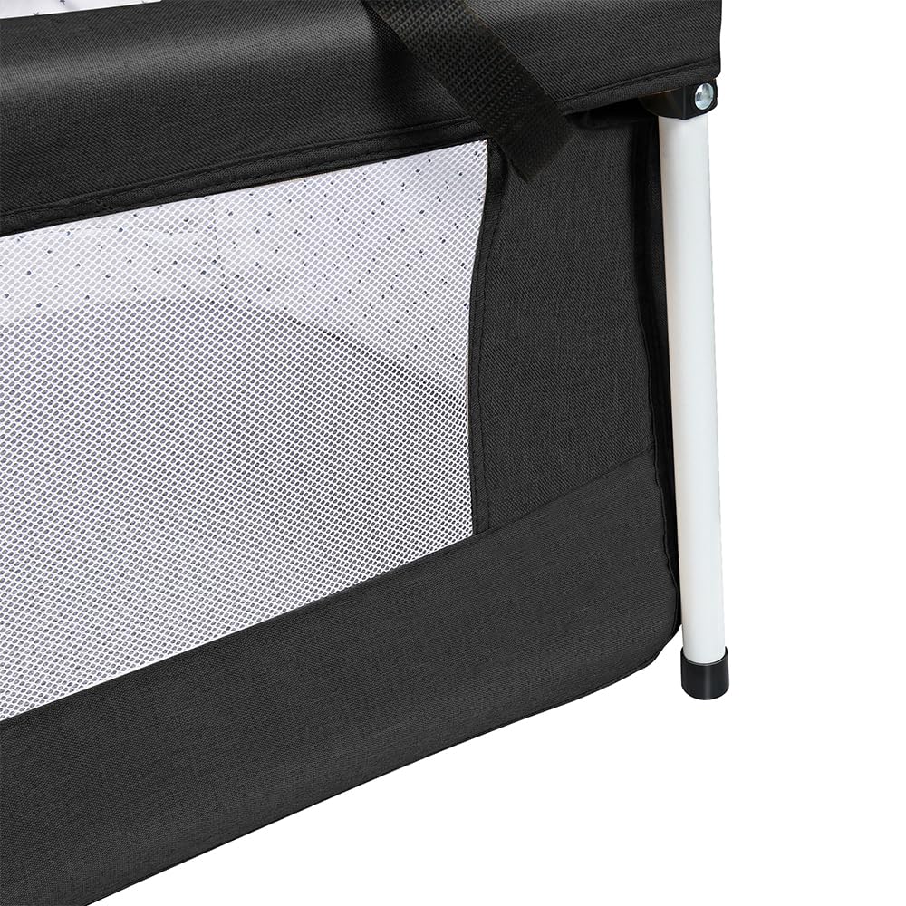 Supfine Lit de Voyage Bébé Pliable Lit Parapluie 90 x 50 x 35 cm | Structure modulaire, Moustiquaire incluse, Poignées de transport, Mailles respirantes, Pour nouveau-nés