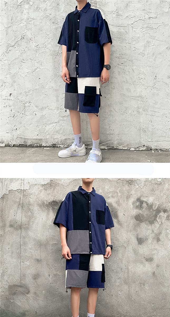 当日発送 マルボンメンズ ハーフジップシャツ ベージュ ショートパンツセット マルボンメンズ ハーフジップシャツ ベージュ ショートパンツセット