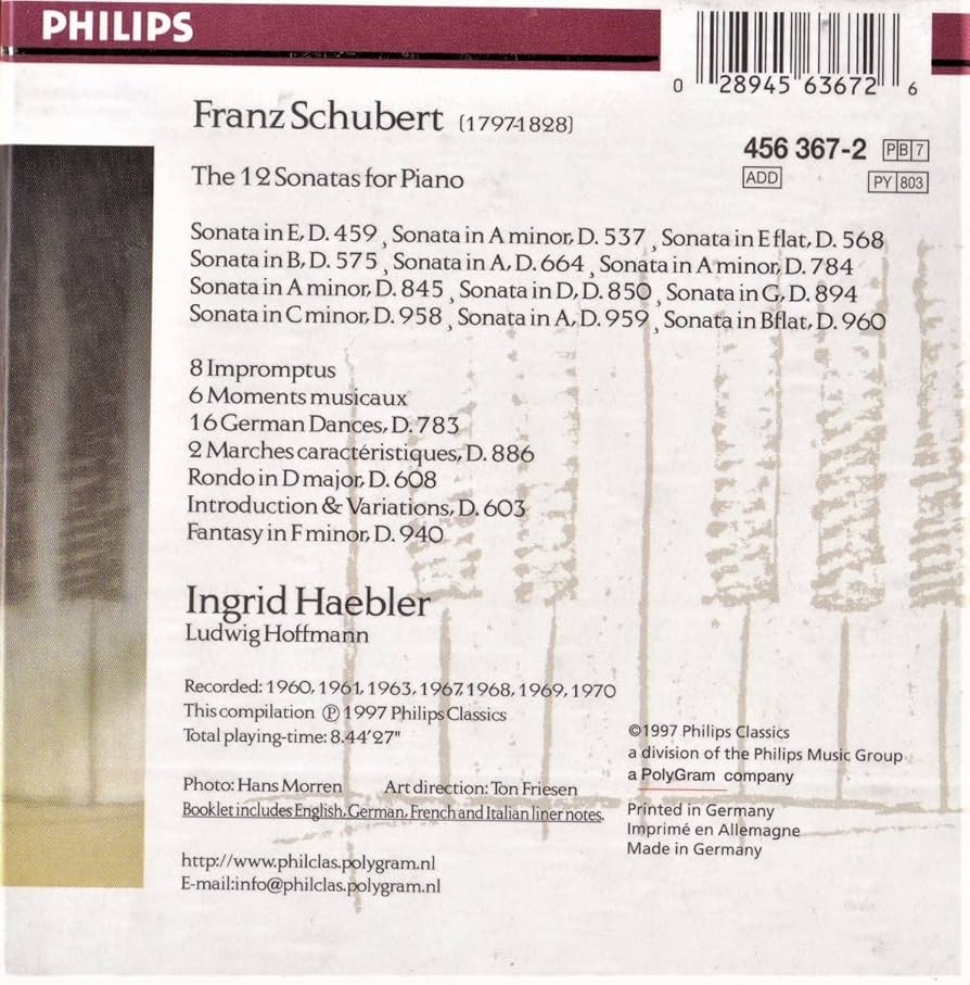 ヘブラー　シューベルト　ピアノ作品集　7枚組 ヘブラー シューベルト ピアノ作品集 7枚組 ヘブラー
