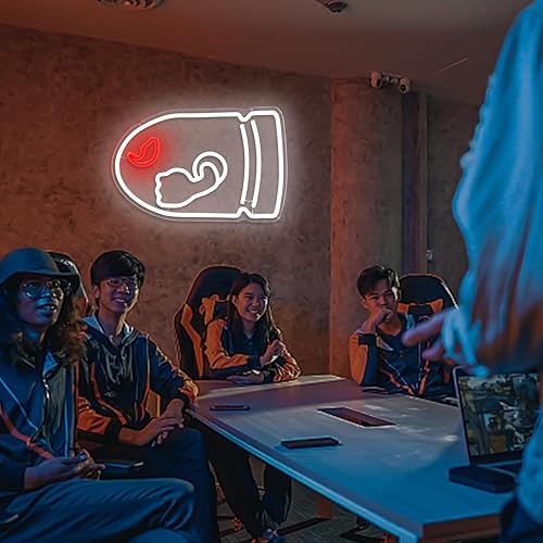 Miniatura 2 de Letrero de neón para decoración de pared, letrero de neón regulable para decoración de sala de juegos, letreros de neón LED para dormitorio,