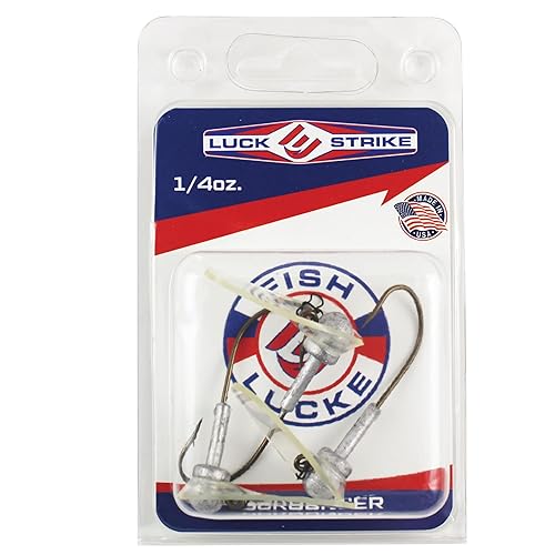 Luck E Strike Original Scrounger Jig Head - Creates Realistic