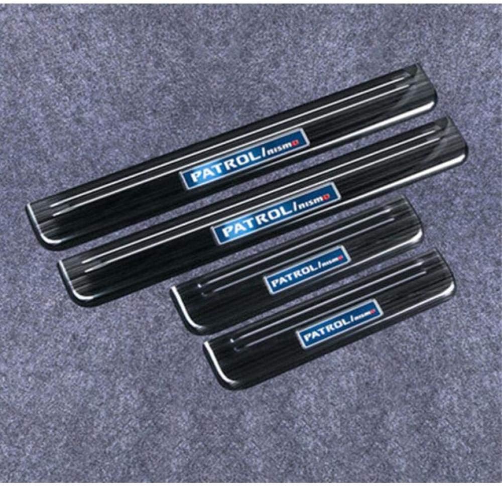 YXSMTB Welcome pedal sill pedal accessories decorative interior for Nissan Patrol Y62 2012 2019