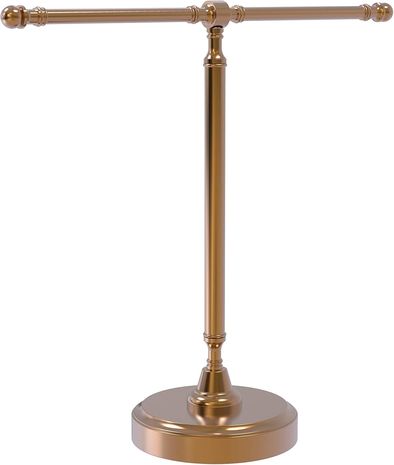 Allied Brass RWM-2-BBR Vanity Top 2 Arm Guest Towel Holder, Brushed Bronze