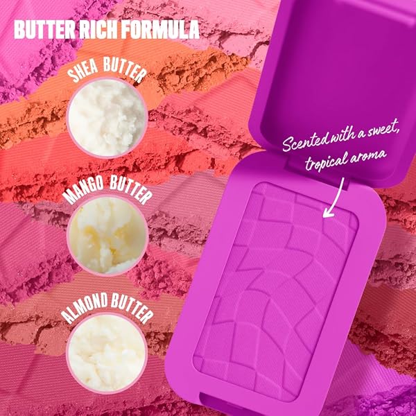 NYX PROFESSIONAL MAKEUP - Blush en Poudre, enrichi en beurre de mangue, beurre d'amande & beure de karité - Texture Fondante - Formule Vegan - Buttermelt Blush, Teinte : All The Butta - 2