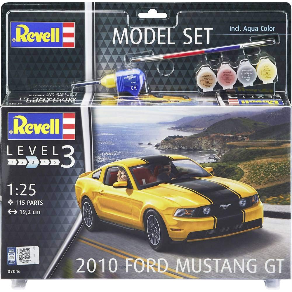 Revell Revell_67046 REV-67046 zestaw do modelu Ford Mustang GT zestaw modelarski + akcesoria