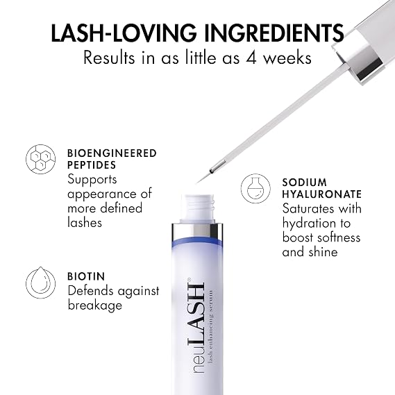 neuLASH 1mL Eyelash Enhancing Serum, 4-6 Weeks of Coverage