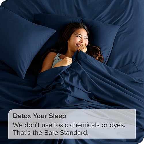 Miniatura 2 de Bare Home Sábana encimera extra larga  Premium 1800 ultrasuave  Lujo de hotel  Doble cepillado  Fácil cuidado  1 sábana encimera extra larga solo