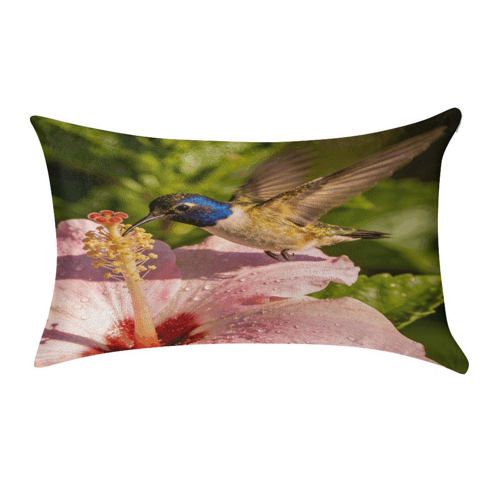 Fodpand Style Flower Fairy Pillowcase,Elegant Designed Home Decor,Velvet Pillowcase,Soft And Cozy,Pillow Case Cover With Hidden Zipper For Bedroom, Sofa, Couch