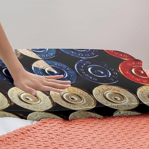 Miniatura 3 de Funda de edredón de bandera estadounidense tamaño Queen, funda de edredón doble suave para niños con cierre de cremallera, 3 piezas, incluye 1 funda