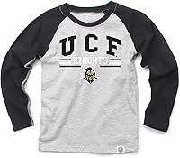 Vista 47 de Wes and Willy NCAA playera raglán de manga larga para niños