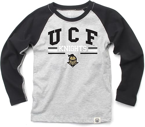 Miniatura 47 de Wes and Willy NCAA playera raglán de manga larga para niños