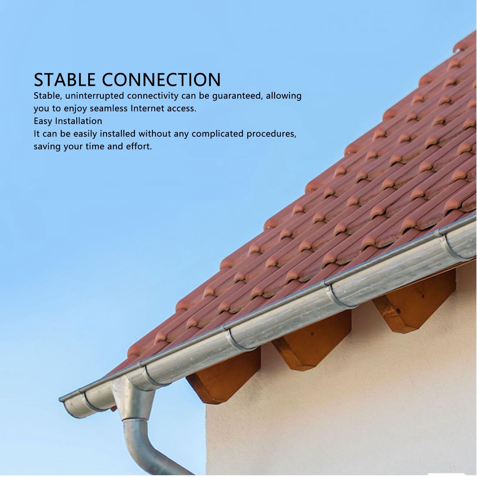 Cocoarm Cable de Extensión Satelital de Caucho y Cobre Rojo Cable de Repuesto Hembra RJ45 Transmisión Estable de 1200 Mbps Fácil Configuración para Antena Parabólica Gen 2 Uso en el Hogar y la