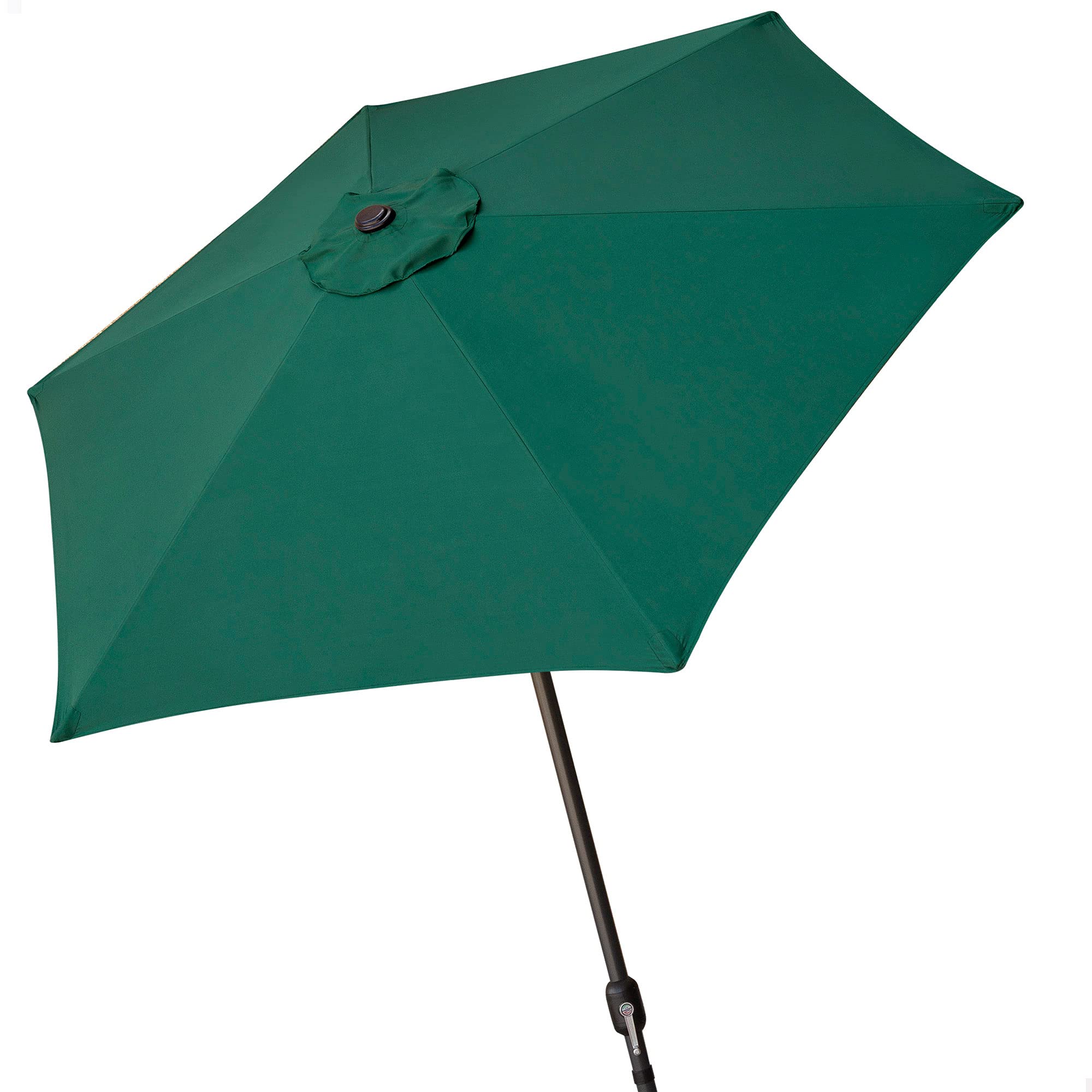 Aktive - Parasol hexagonal Garden diámetro 2,5 m - Mástil de aluminio 34 mm - Color verde (ColorBaby 53868)